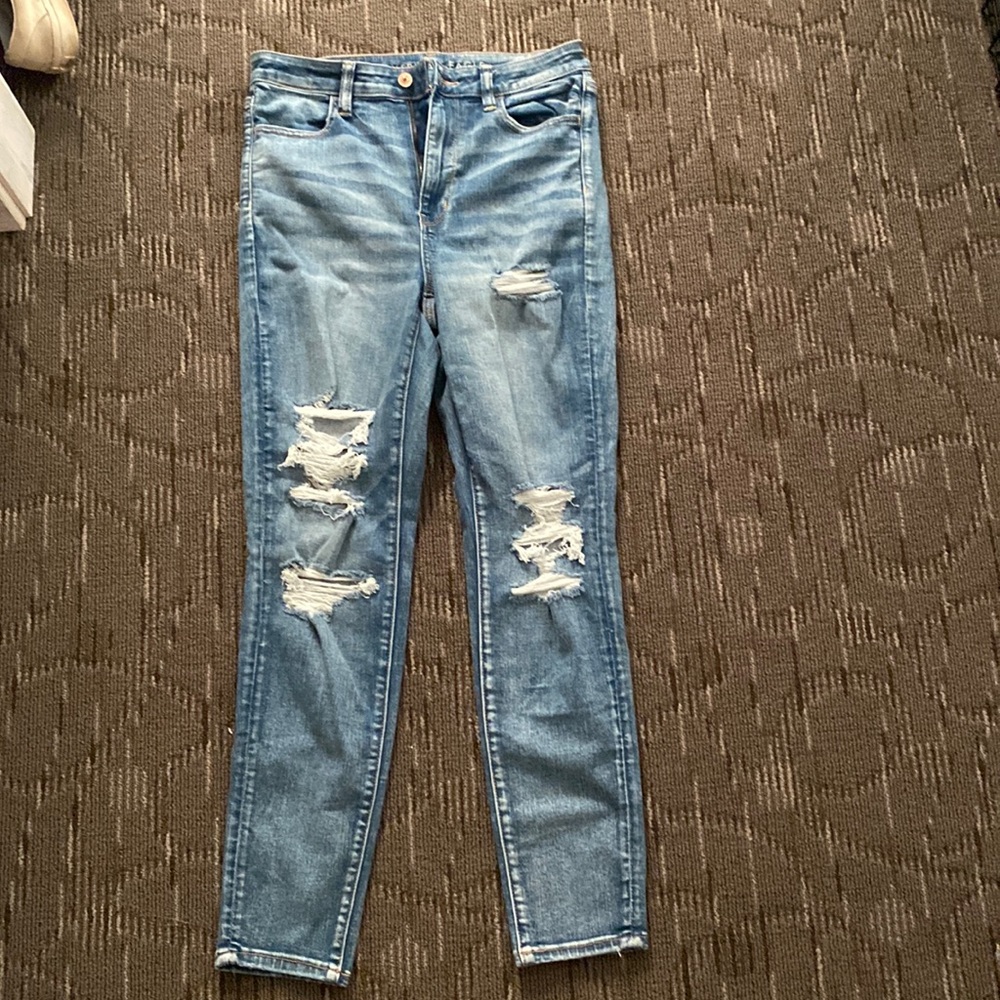 american eagle high rise jeans